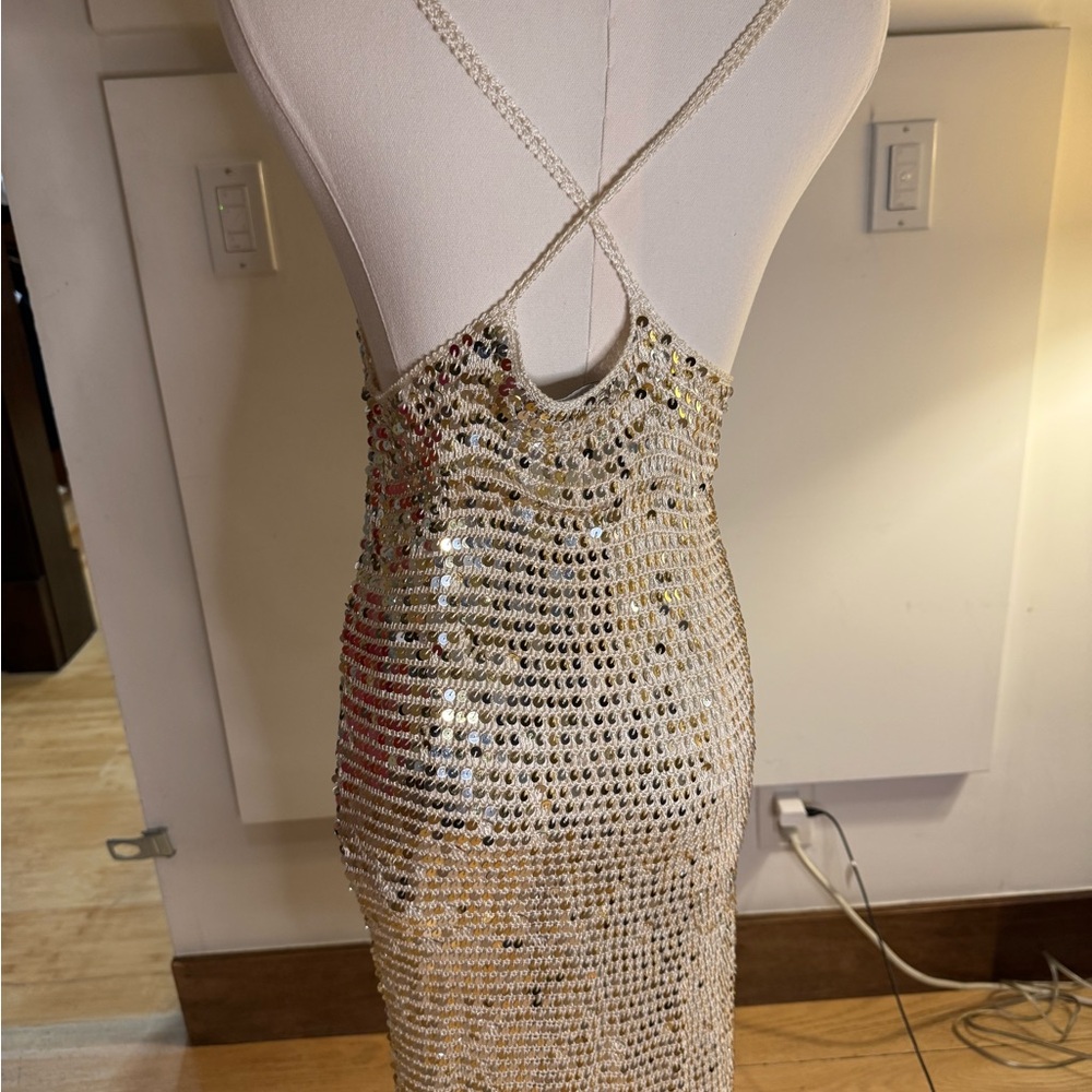 Retrofete mini sequin dress XS/S - Picture 3 of 4